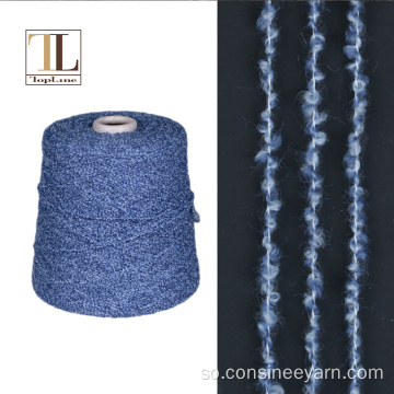 Consinee raaxo leh 80% cashmere 20% nylon fancy boucle yarn
